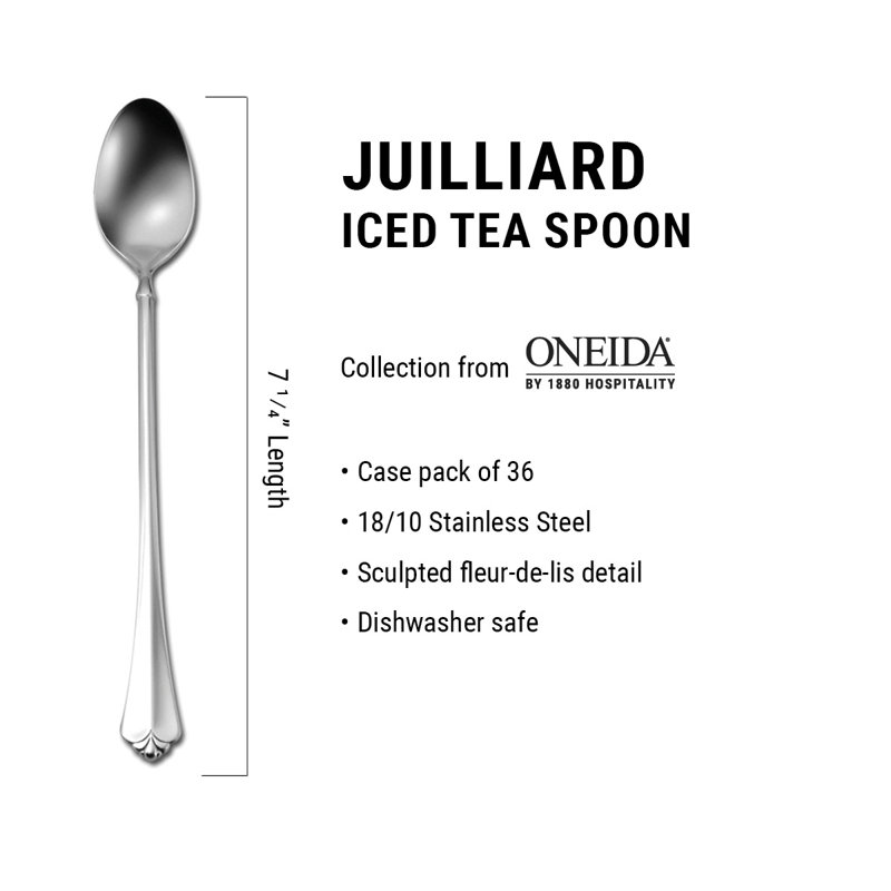 Juilliard Tall Drink Spoons by Oneida (18/10)