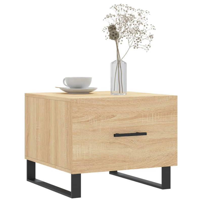 Sled Coffee Table with Storage, sonoma oak
