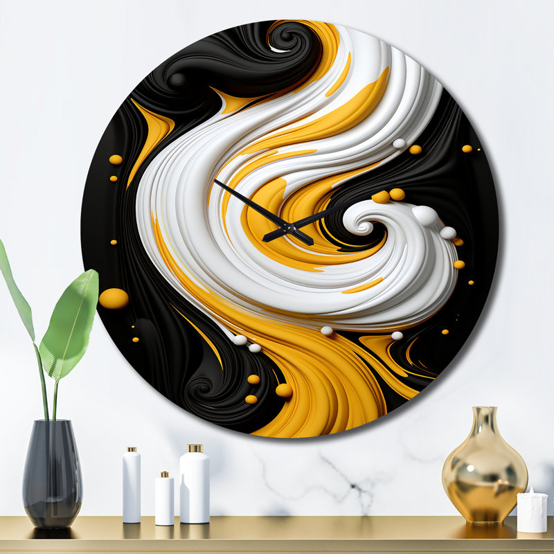 Horloge murale liquide, Grand