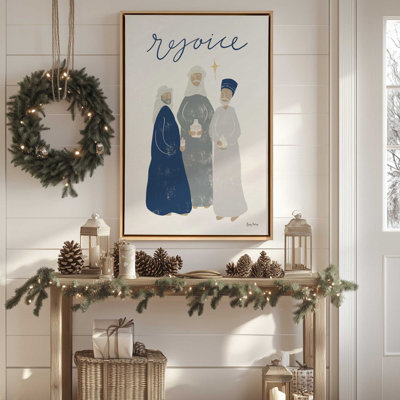 Reproduction sur toile dans un cadre en érable américain