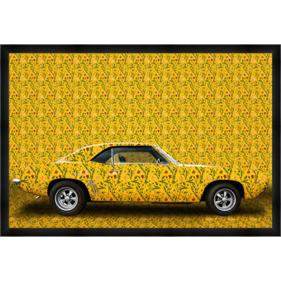 Yellow Car Print by Thom Filicia