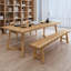 Bureau rectangulaire en bois massif Burlywood-116066072