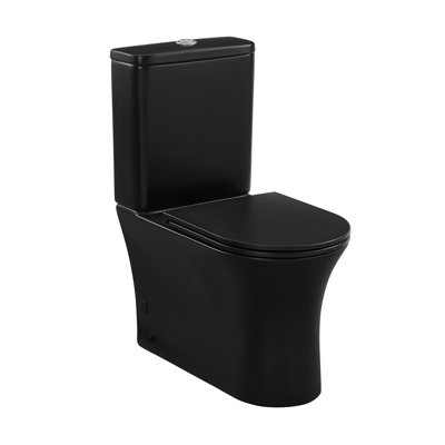 Calice Two-Piece Elongated Rear Outlet Toilet Dual-Flush 0.8/1.28 gpf