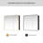 Giancola 36 in.W x 32 in.H Rectangular Framed Medicine Cabinet with Mirror-1158134700