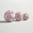 Decorative Stoneware Ceramic Orbs with Traditional Artistic Design for Classic Accents and Elegant Styling Set of 3.