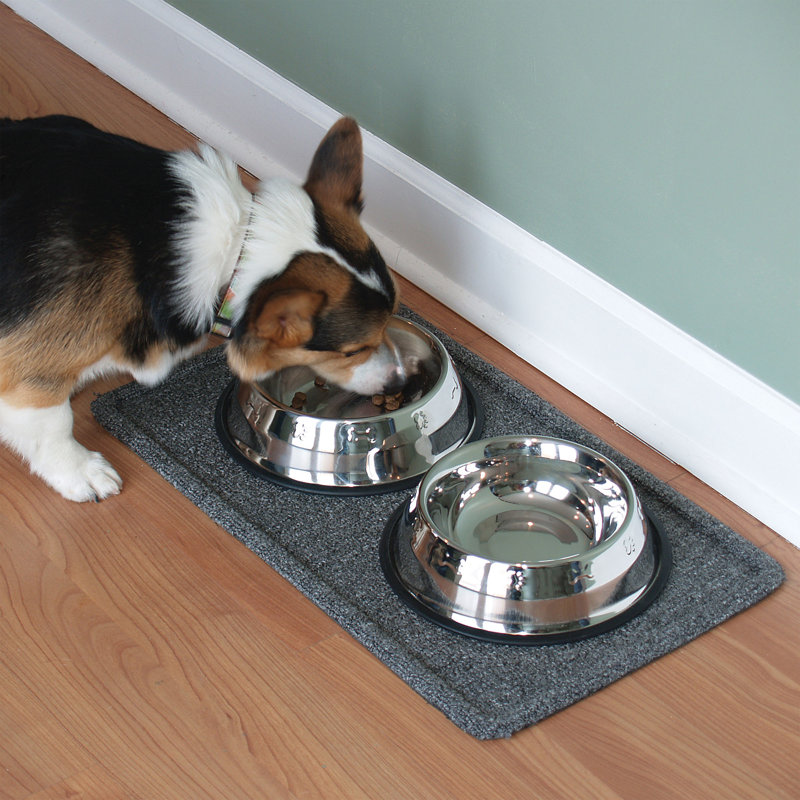  doggie Butler Tapis De Cuisine Carrickfergus, Rectangle 11" x 17", charbon