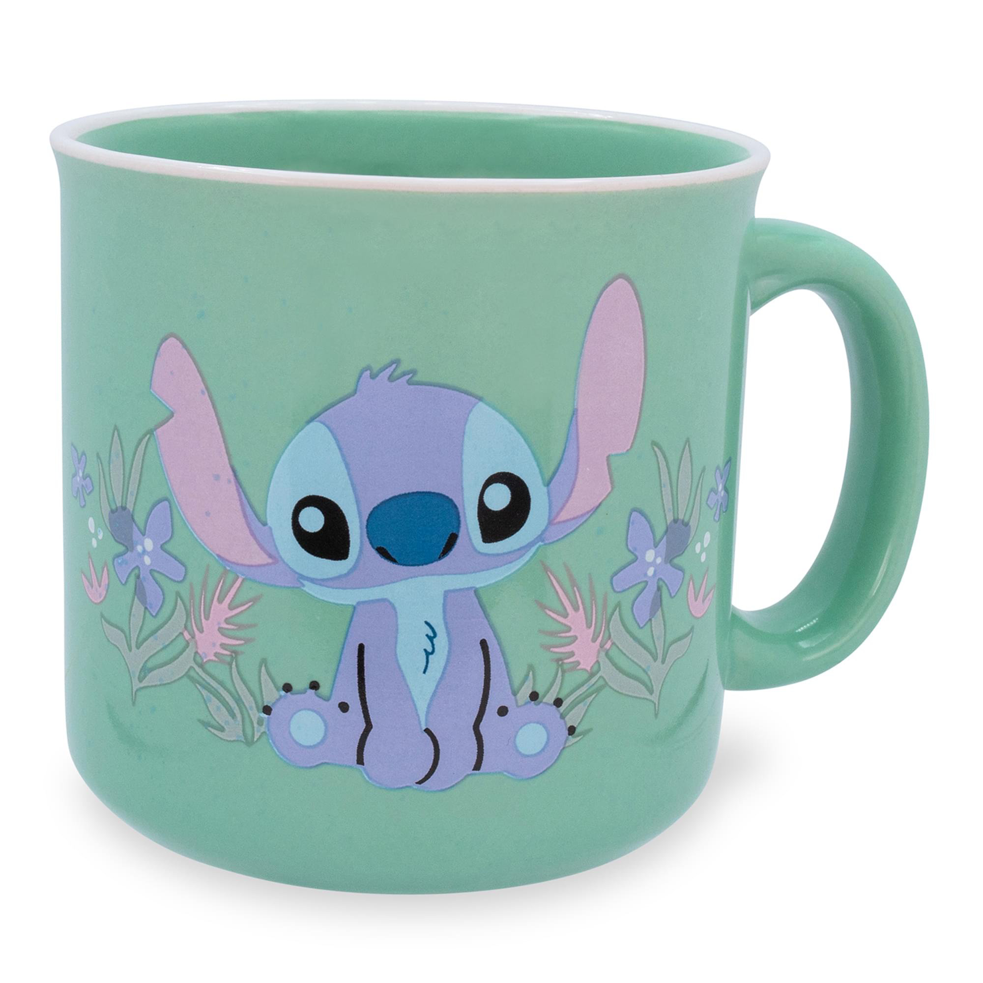 Silver Buffalo Disney Lilo & Stitch ohana Means Family Ceramic Mug With  Lid