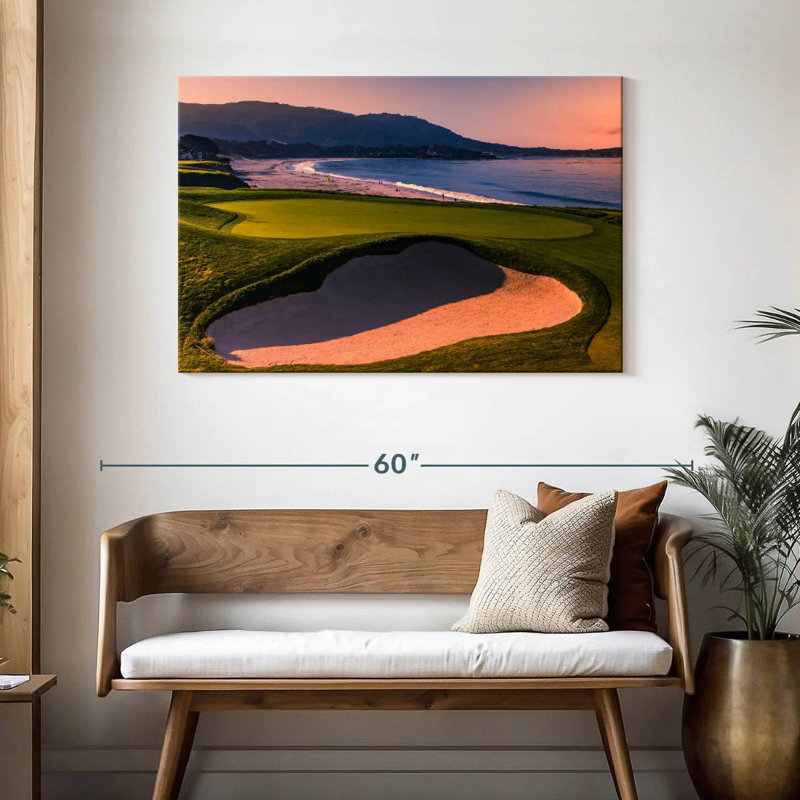 Sirci Pebble Beach Golf, H 30 po x l 45 po