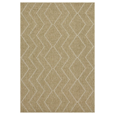 Stain Resistant Polypropylene Contemporary Indoor/outdoor Rug Perfect For High Traffic Areas