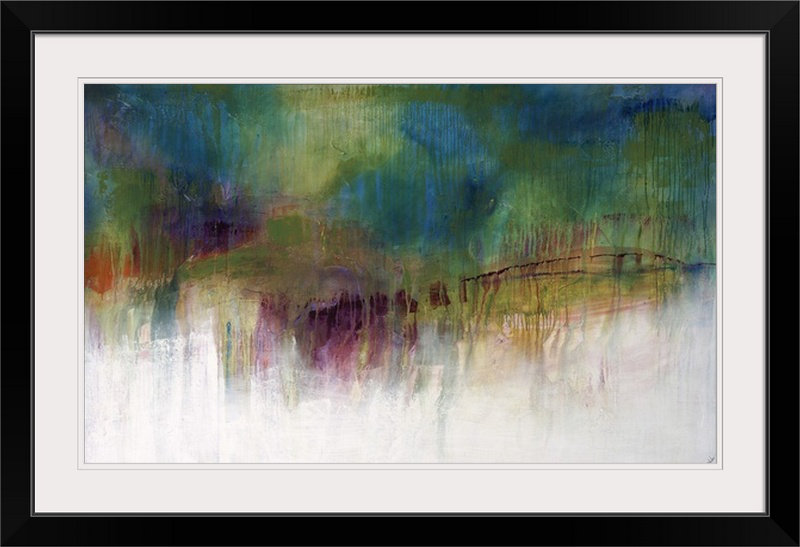 «Ankica Efflorence Spring» par Joshua Schicker, reproduction d'art, Cadre noir, H 20 po x l 27 po x P 1 po