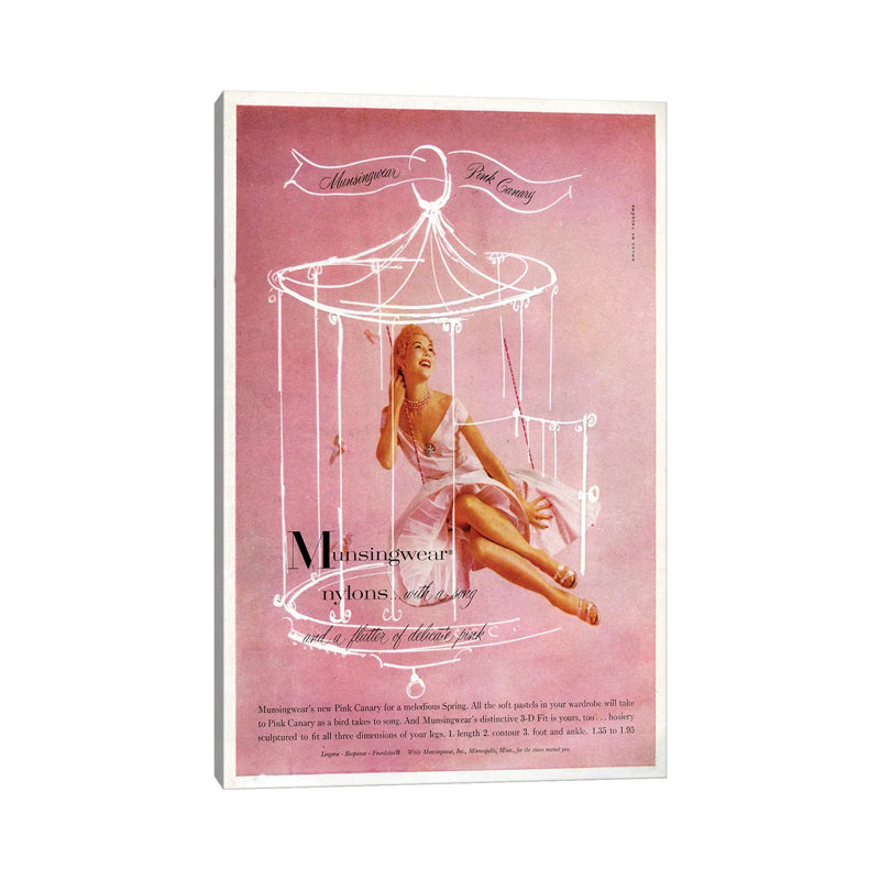 1950s Munsingwear Magazine Advert by The Advertising Archives - Gallery-Wrapped Canvas Giclée on Canvas, Wrapped Canvas