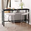 Table bistro rectangulaire avec plateau imperméable-1692536787