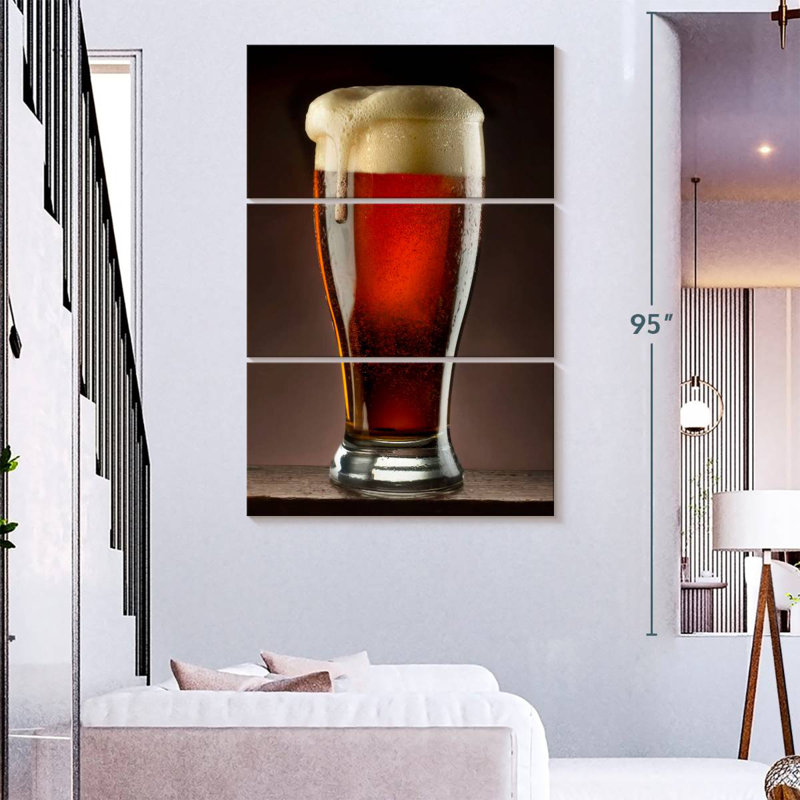 Grand verre à bière Yarlin, H 74 po x l 48 po