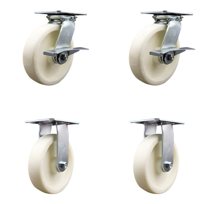 4 Piece Nylon Caster Set