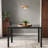 Scratch-Resistant Black Glass Dining Table - Modern Style For Family Dining Rooms