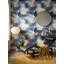 Décoration murale abstraite à motif abstrait coups de pinceau bleu-1605152821