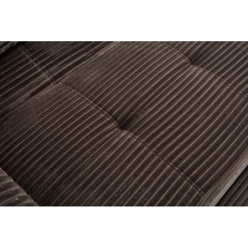55.2" Sleeper Couch Corduroy Pull Out Sofa Bed, Brown