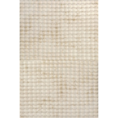 Daiyaan Solid Machine Washable Runner Rug for Living Room Bedroom Dining Room Entryway Hallway Kitchen, Beige