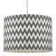 Armbruster 29cm H Fabric Drum Pendant Shade in Grey Smooth