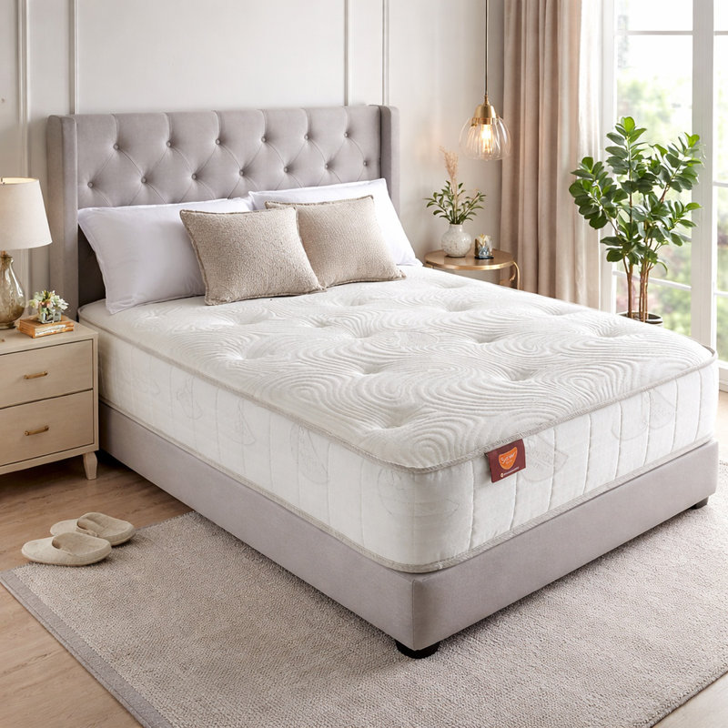 Sareer Latex Comfort Coil Mattress, Small Double (4')