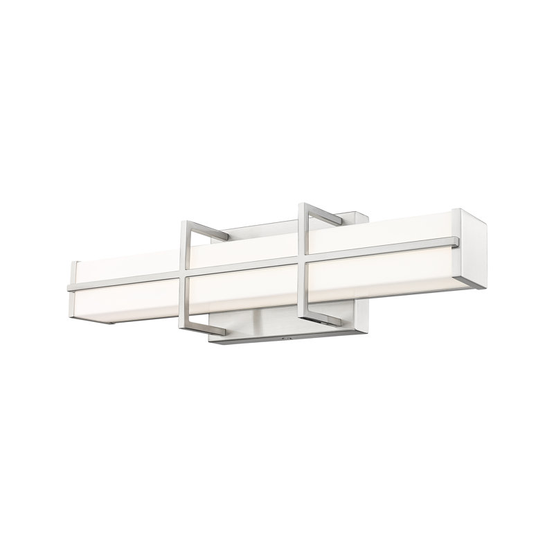 Éclairage pour meuble-lavabo Klowie, Nickel brossé