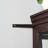 Glass Storage Display With Illuminated Feature And Movable Shelves - Dark Cherry Case Sophisticated Lighting System Quiet Door 12.42 In. Wide-1523955881