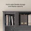 66-inch U or L Shaped Desk with Drawers and Hutch in Antigua-39777044