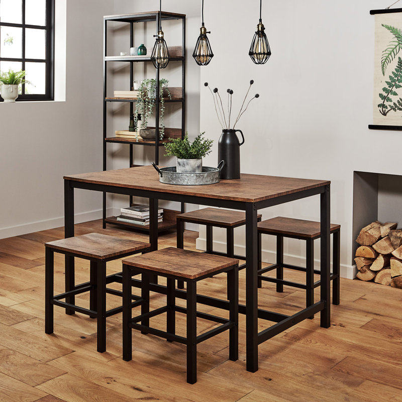 Alodie 4 - Person Dining Set