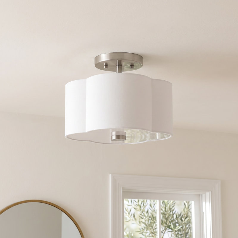 Vino Semi Flush Mount, 8.5" H x 11" W x 11" D
