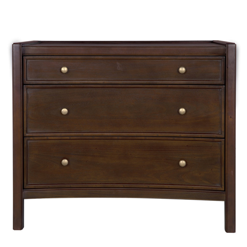 Hampton 3 - Drawer Solid Wood Nightstand