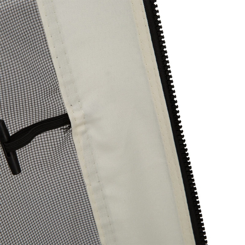 13' X 13' Replacement Mesh Sidewall Netting For Patio Gazebos And Canopy Tents With Zippers (Sidewall Only)