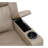 Lugo Camel Leather Aire Power Motion Recliner w/Cup Holder