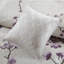 Ensemble d'édredon 8 pièces mauve / taupe