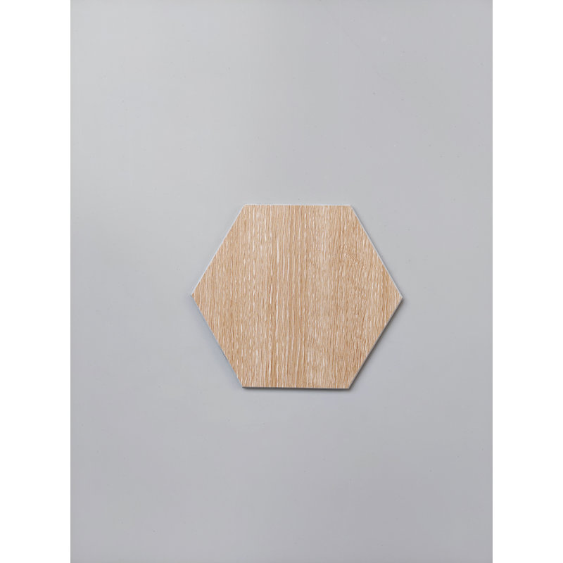 Carreau mural auto-adhésif en pierre hexagonale 6 "x 6,9" Bex, Miel