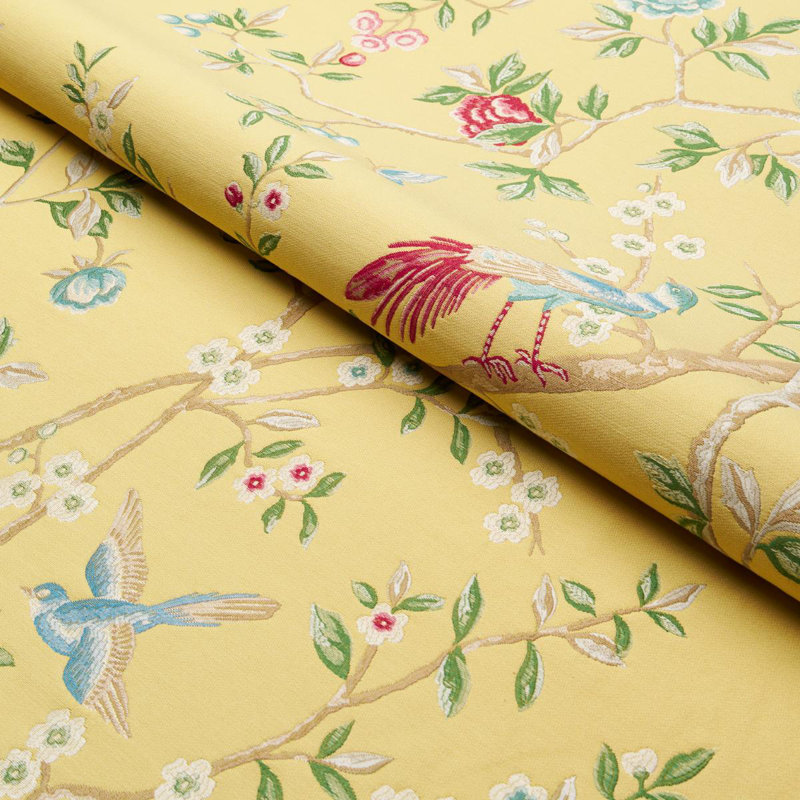 Tissu Georgia Vine, Jaune doux