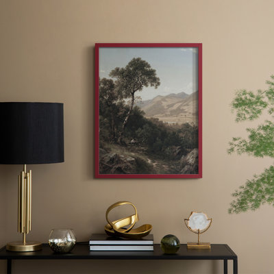 «Vintage Landscape», reproduction encadrée Cxxxviii - bois massif