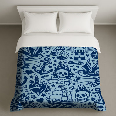 Housses de couette motif nautique