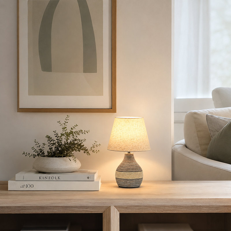 Ceramic Table Lamp, 25.4 cm