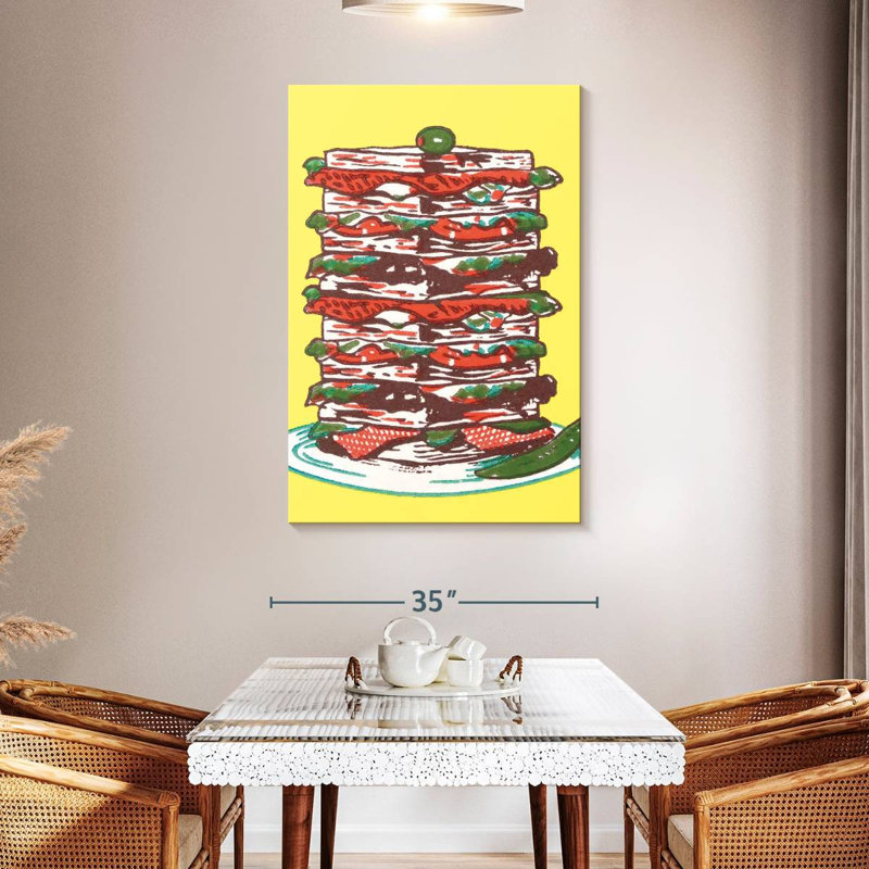 Yarlin Sandwich Tower, 48" H x 32" W