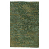 One-of-a-Kind Rectangle 6' x 9' Hand Knotted Area Rug