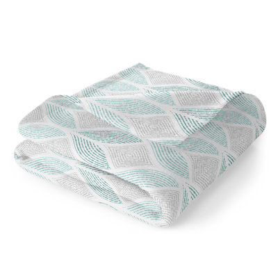  Couverture velours en peluche ondulée