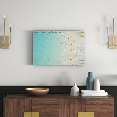Fun At The Beach - Wrapped Canvas Print
