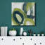 Toile encadrée Verdigris Motion I-Premium - prête à être accrochée-2111337582-2111337584