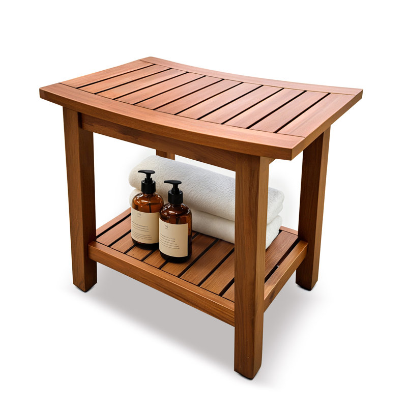 20'' W Teak Shower Bench