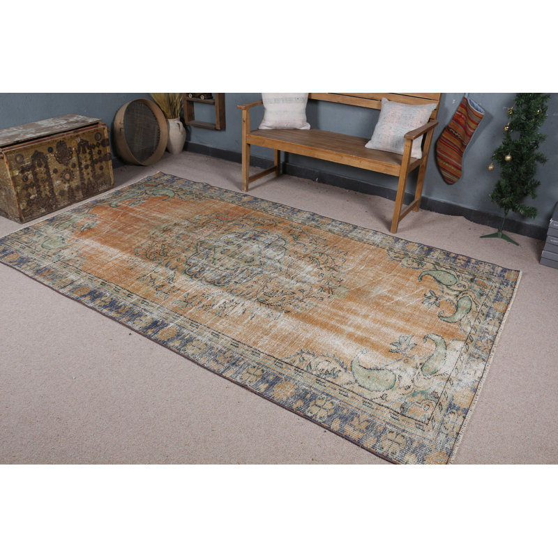 Tapis turc vintage rétro Oushak