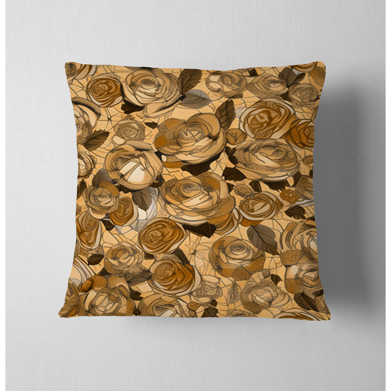 Coussin décoratif, Polyester, H 16 po x l 16 po