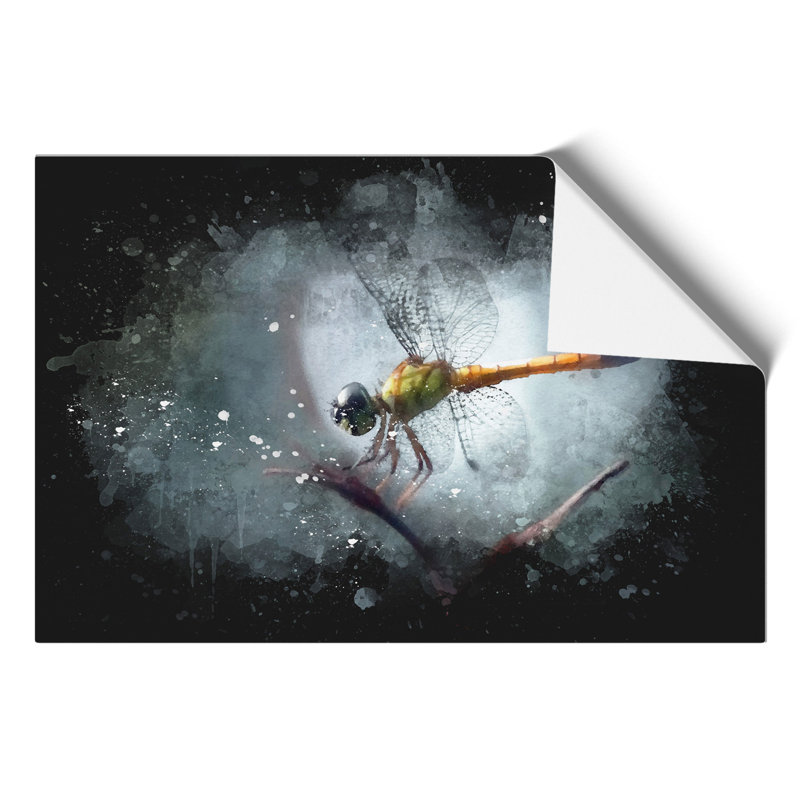 Dragonfly Vol.5 Paint Splash - No Frame Print, 21cm H x 30cm W x 0.1cm D