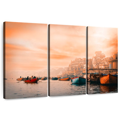 Kavia Varanasi And Ganges River