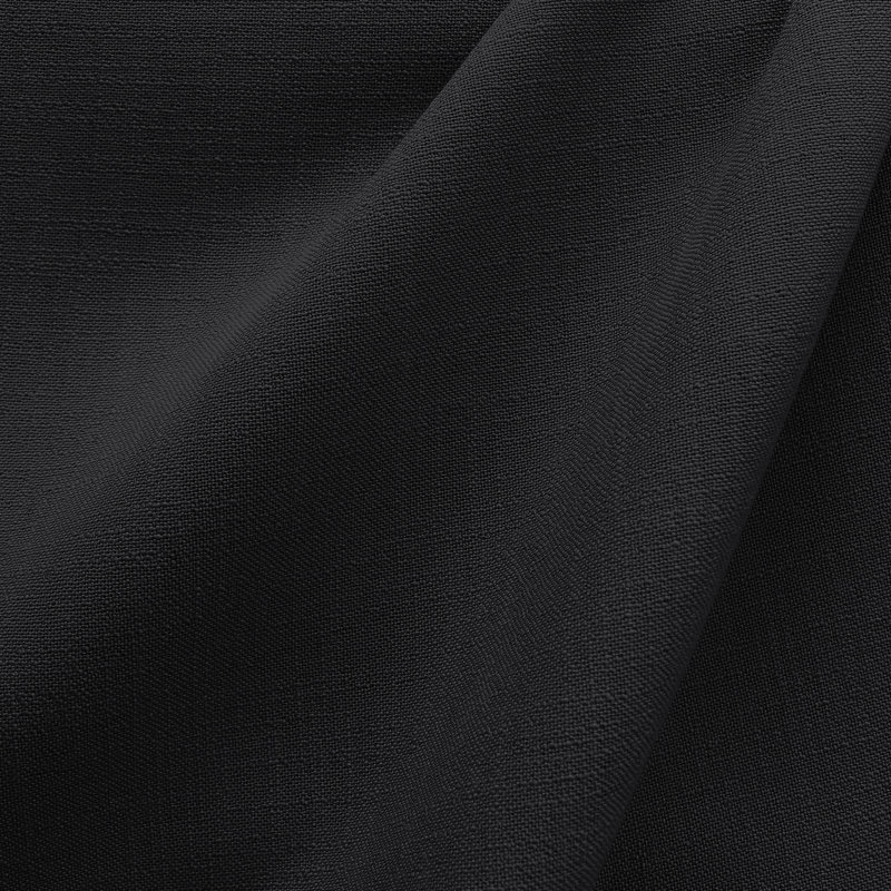 Solid Linen Look | Linati Fabric, Black