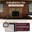 Uptown Infrared Electric Fireplace Insert Heater, Compatible with Alexa & Google Home-932241975